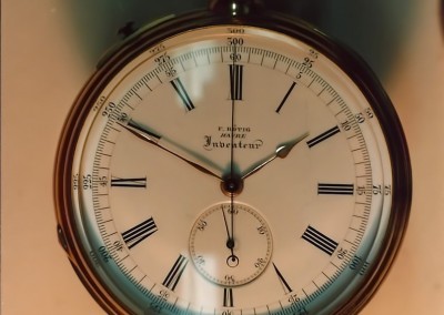 Chronographe de poche en or